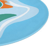 Grappige stijlvolle vis snijplank (Hoek)