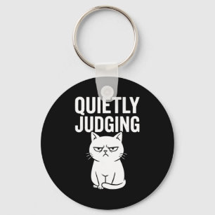 Grappige Stilletjes Oordelende Sarcastische Dolle Sleutelhanger