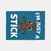 Grappige Stok - Ik Ben Gewoon Een Stok Fleece Deken (Voorkant (Horizontaal))