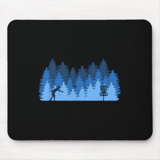 Grappige Stomme Boom, Disc Golf Cadeau Idee Muismat (Voorkant)