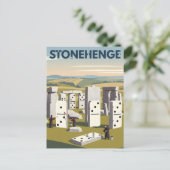 Grappige Stonehenge WPA Reisgids Briefkaart (Staand voorkant)