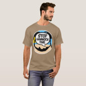 Grappige Stop Hangmat Relaing Slaap Camping fam T-shirt (Voorkant volledig)