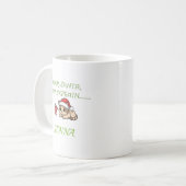 Grappige Stoute Kat Kerst Koffiemok (Voorkant links)