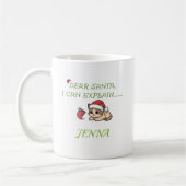 Grappige Stoute Kat Kerst Koffiemok (Links)
