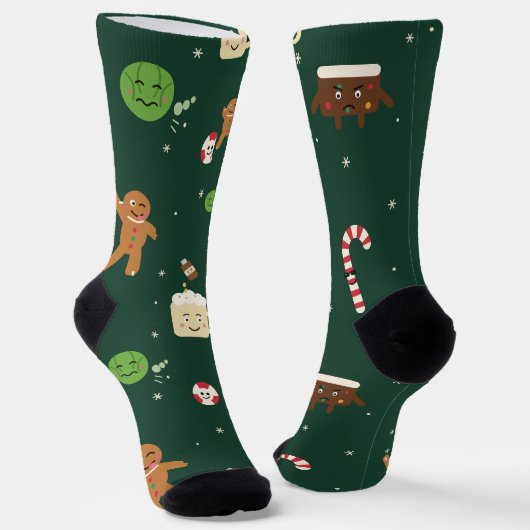 Grappige Stoute Kerst Eet Sokken (Gebogen)