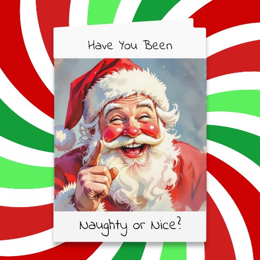 Grappige Stoute of Lieve Kerst Feestdagen Kaart