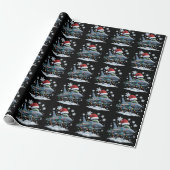 Grappige straaljager militair kerstfeest Xmas Cadeaupapier (Uitgerold)