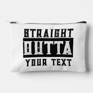 Grappige 'Straight Outta Jouw tekst' Print Cut Naa Etui