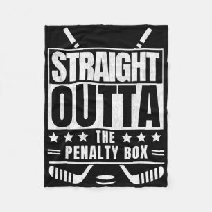 Grappige Straight Outta The Penalty Box Kinderen H Fleece Deken