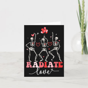 Grappige Stralende Liefde Valentijnsdag Röntgen Te Kaart