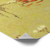 Grappige  strand paraplu lieverdjes poster (Hoek)