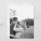 Grappige Strand Trouwfoto Bewaar de datum Save The Date (Achterkant)