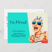 Grappige stranddame die ik heb verplaatst briefkaart (Voorkant / Achterkant)