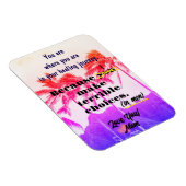 Grappige strandmagneet van mama over levenskeuzes magneet (Rechterzijde)