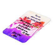 Grappige strandmagneet van mama over levenskeuzes magneet (Linkerzijde)