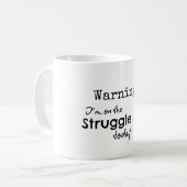 Grappige strijd bus offerte koffiemok (Voorkant links)