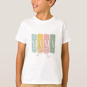 Grappige Strik Coquette Mama Bloemen Moederdag T-shirt