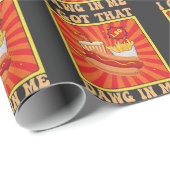 Grappige strip Hot Dogs Combo Ik heb die dag in mi Cadeaupapier (Rol Hoek)