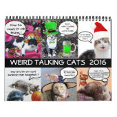 GRAPPIGE STRIPS VAN WEIRD TALKING CATS 2016 KALENDER (Hoes)