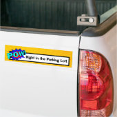 Grappige stripstijl BOOM coole Bumpersticker (Op Truck)