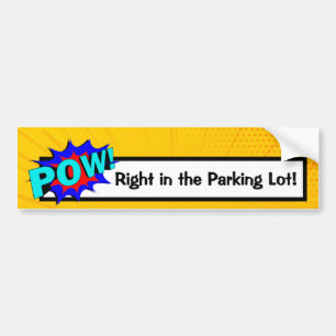 Grappige stripstijl BOOM coole Bumpersticker