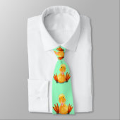 Grappige Stropdas Happy Ducks - Kies kleur (Gebonden)