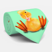 Grappige Stropdas Happy Ducks - Kies kleur (Opgerold)