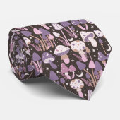 Grappige Stropdas met paddenstoelenpatroon (Opgerold)