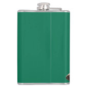 Grappige Struisvogel Fles Klinkt - Aangepaste Teks Heupfles (Achterkant)