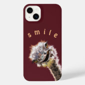 Grappige struisvogel iPhone Case aangepaste kleur iPhone Hoesje (Achterkant)