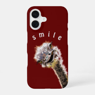 Grappige Struisvogel iPhone Hoes 16 Hoesje