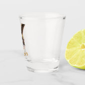 Grappige struisvogel schot glas juichen - aangepas (Rechts)