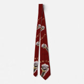 Grappige struisvogel Stropdas met aangepaste kleur (Achterkant)