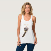 Grappige struisvogel Tanktop - Glimlach (Volledige Voorkant)