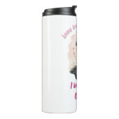 Grappige Struisvogel Tumbler, Schattig Dier Thermosbeker (Gedraaid links)