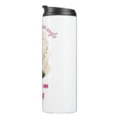 Grappige Struisvogel Tumbler, Schattig Dier Thermosbeker (Geroteerd rechts)
