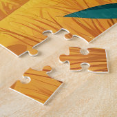 Grappige struisvogelpuzzel legpuzzel (Zijkant)