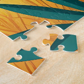 Grappige struisvogelpuzzel legpuzzel (Zijkant)