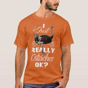 grappige struisvogels Safari squad zoo animals saf T-shirt