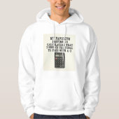Grappige Student Eindtoets Rekenmachine Citaat  Hoodie (Voorkant)