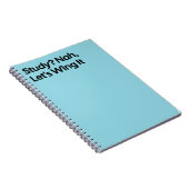 Grappige Studiewinkelnotitieboek Notitieboek (Rechterzijde)