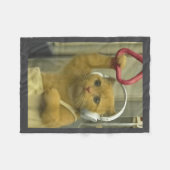 Grappige Subway Kat Meme Stud Brainrot Katten Humo Fleece Deken (Voorkant (Horizontaal))