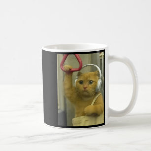 Grappige Subway Kat Meme Stud Brainrot Katten Humo Koffiemok
