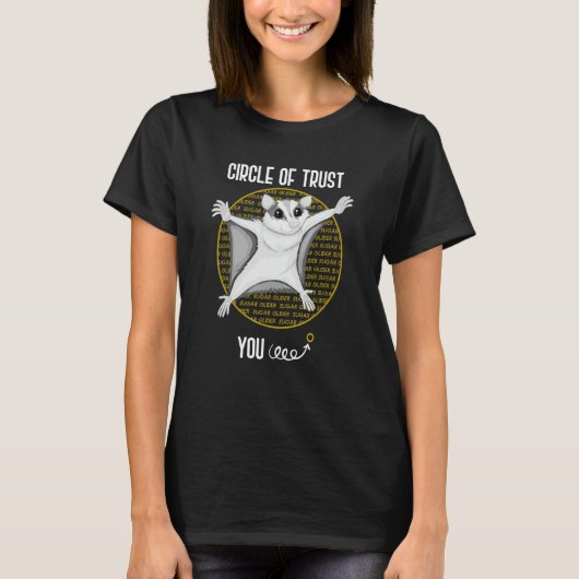 Grappige Sugar Glider Lover Pet Gift Sugar Glider T-shirt (Voorkant)