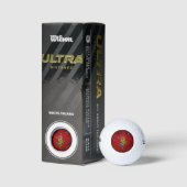 Grappige suiker schedel vogel golfballen (Verpakking)