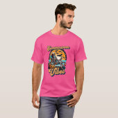 Grappige Summerween Vibes Summer Skeleton Beach Ch T-shirt (Voorkant volledig)
