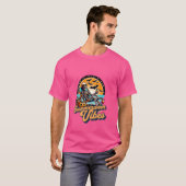 Grappige Summerween Vibes Summer Skeleton Beach Ch T-shirt (Voorkant volledig)