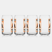 Grappige Sumo Wrestler Blikvorm Glas (Links)