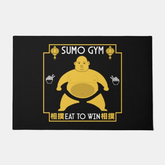 Grappige Sumo Wrestler Deurmat (Voorkant)