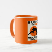 Grappige Sumo Wrestler Mok (Voorkant links)